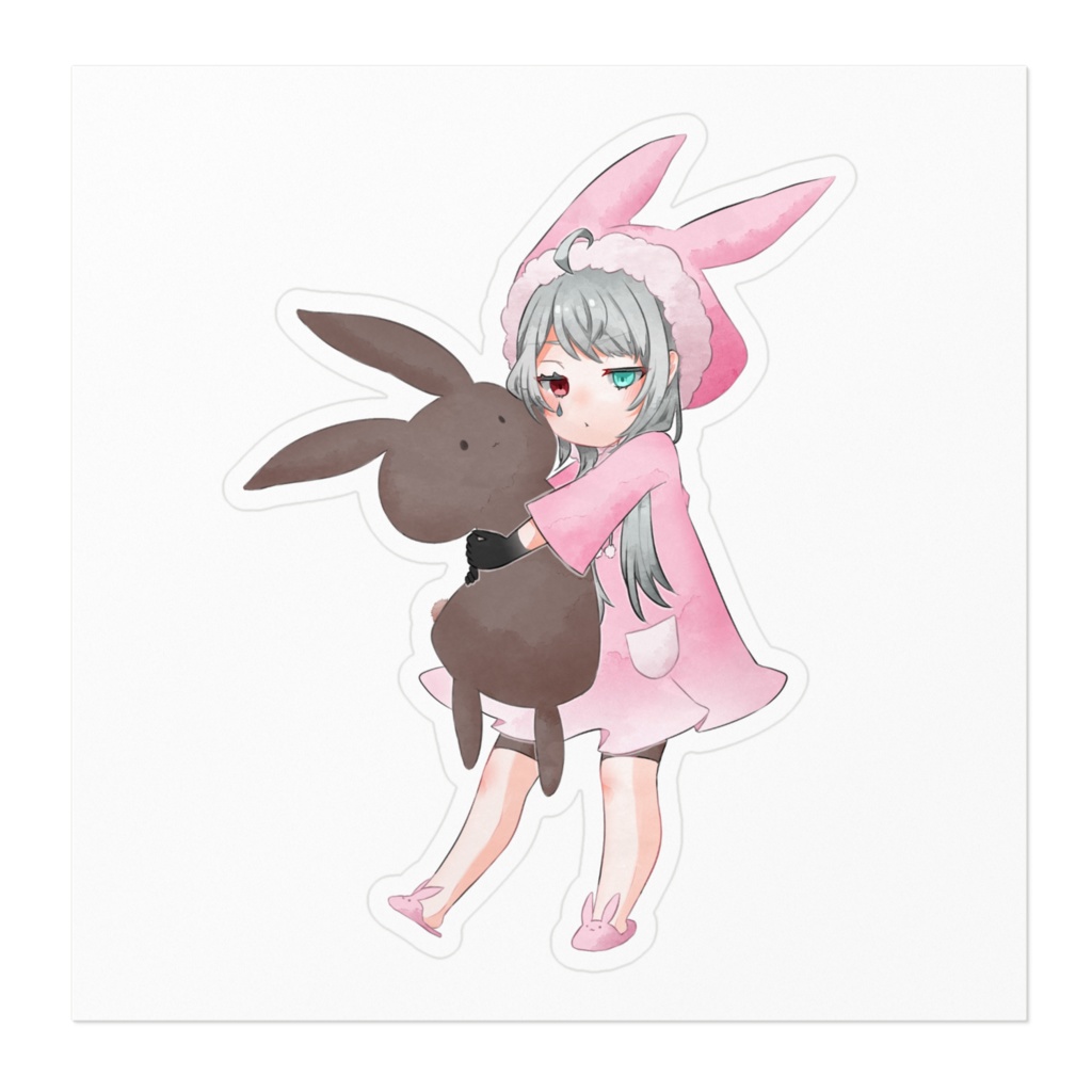 【シール】エイプリルフールのなたりしあちゃん【Ver.不満顔】