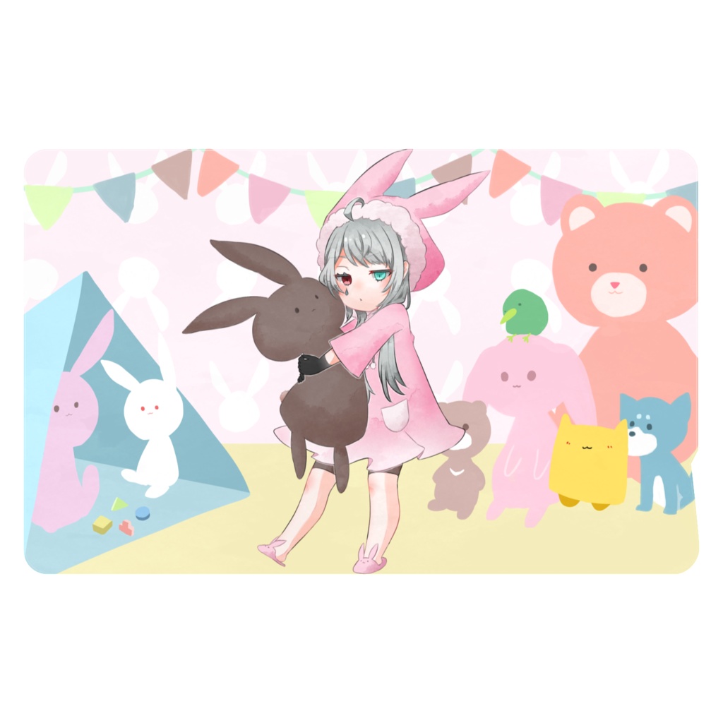 【IC系ステッカー】エイプリルフールのなたりしあちゃん【Ver.不満顔】
