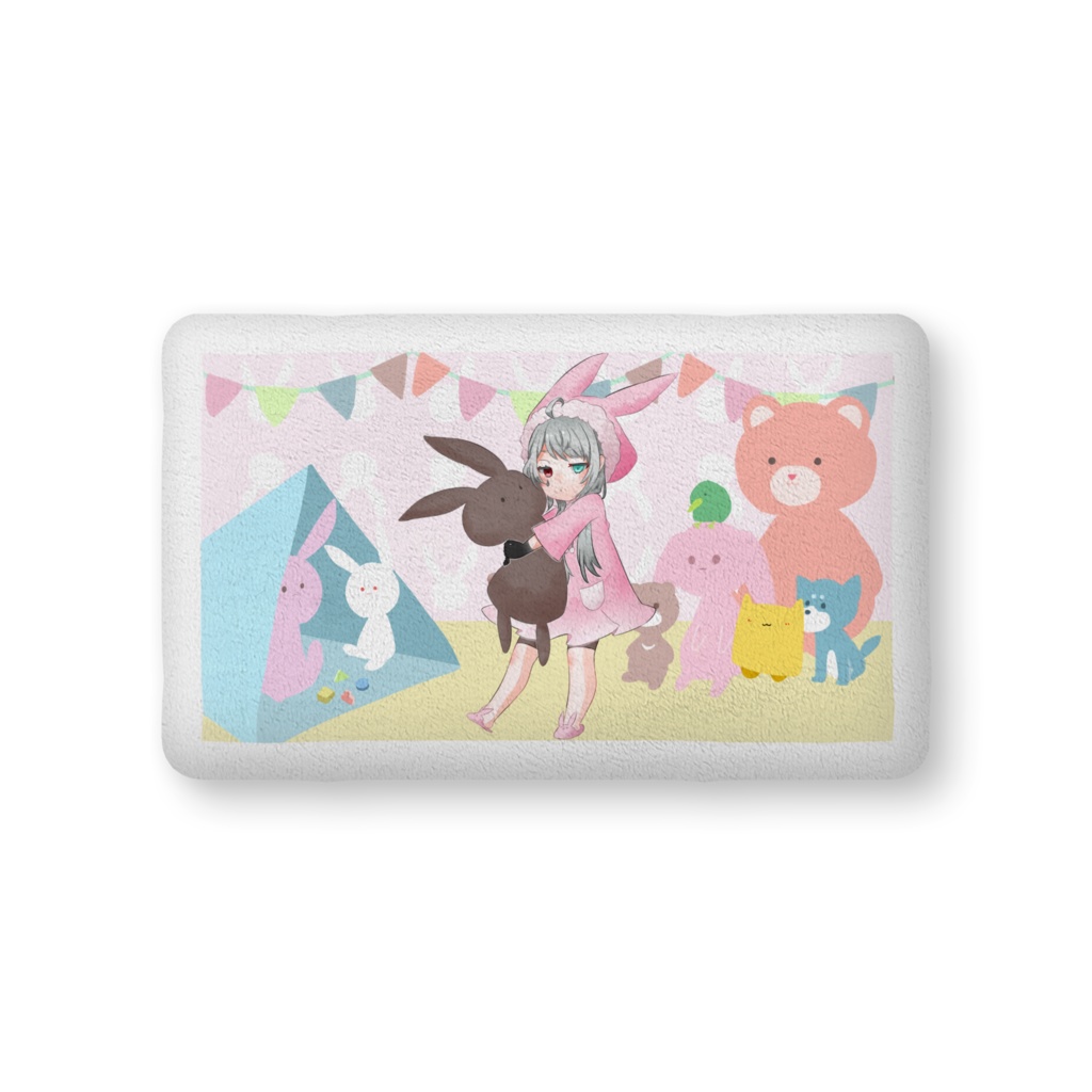 【ふかふかクッション】エイプリルフールのなたりしあちゃん【両面刷り】