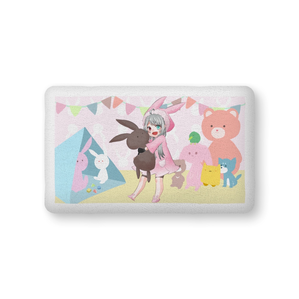 【ふかふかクッション】エイプリルフールのなたりしあちゃん【両面刷り】