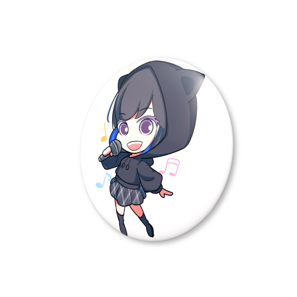 チビ野良缶バッジ