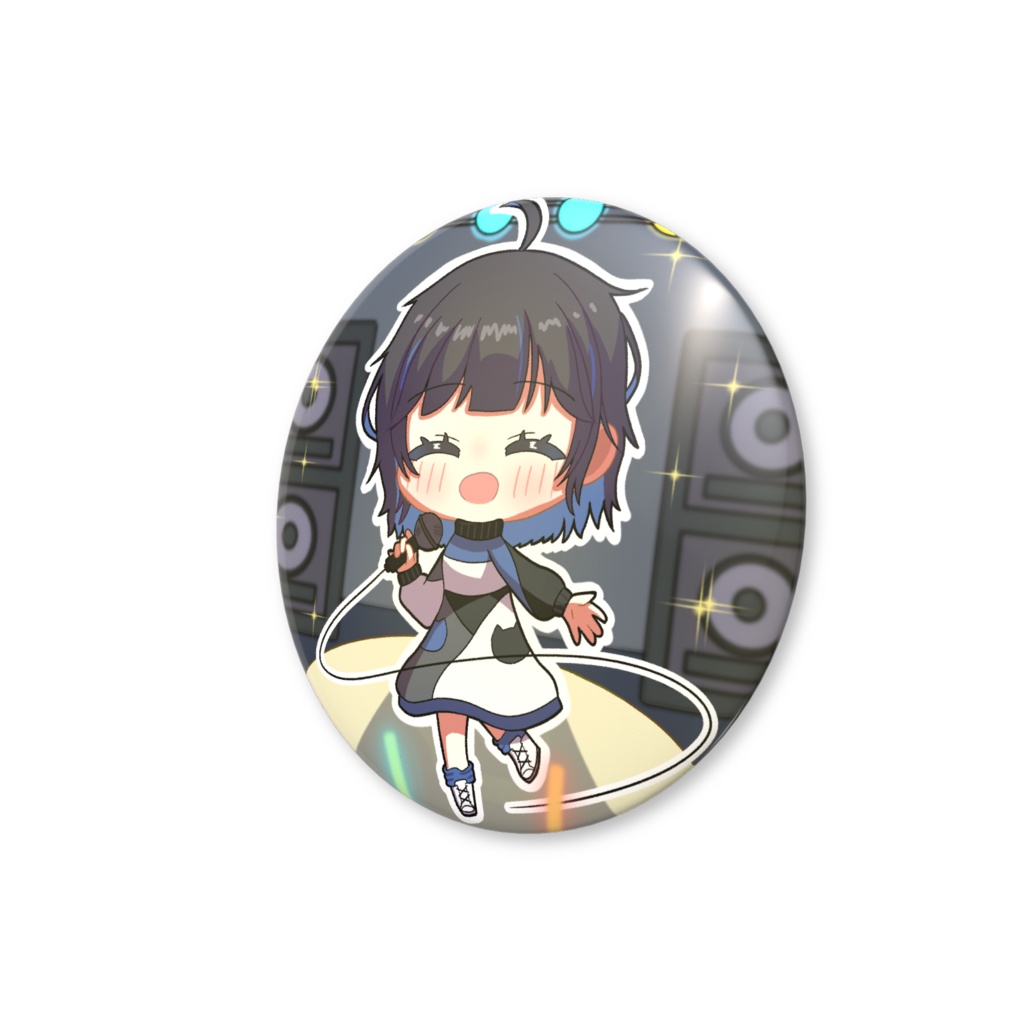 野良ちゃんのライブ缶バッジ