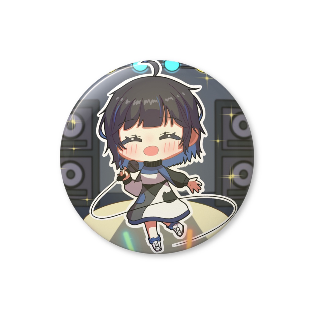野良ちゃんのライブ缶バッジ