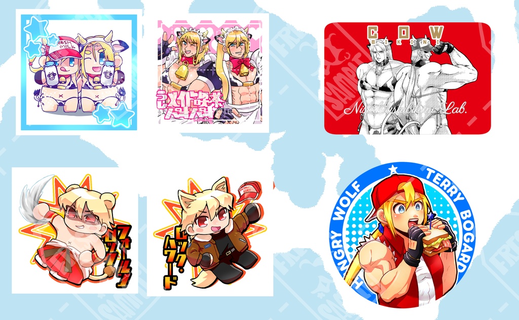 ステッカー6種セット