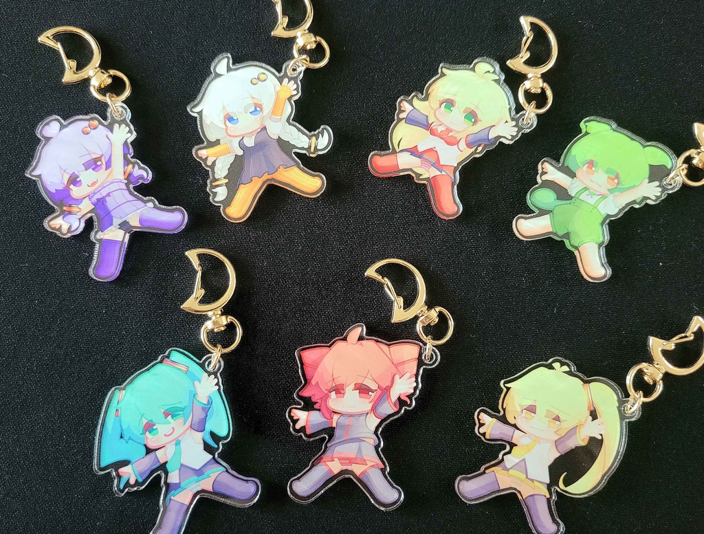 ぷらぷらボカロキーリング