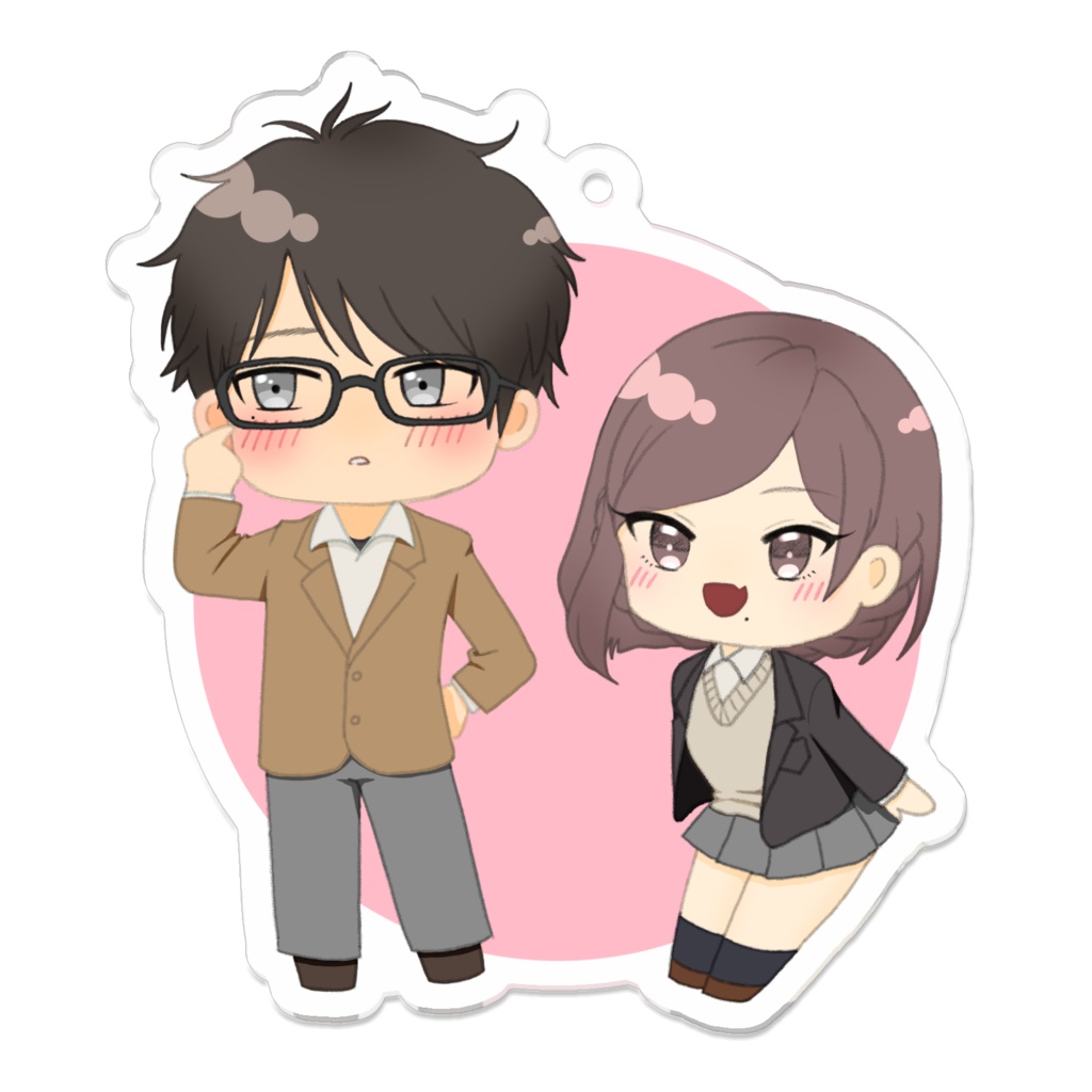 石川大輝&松川菜帆アクリルキーホルダー