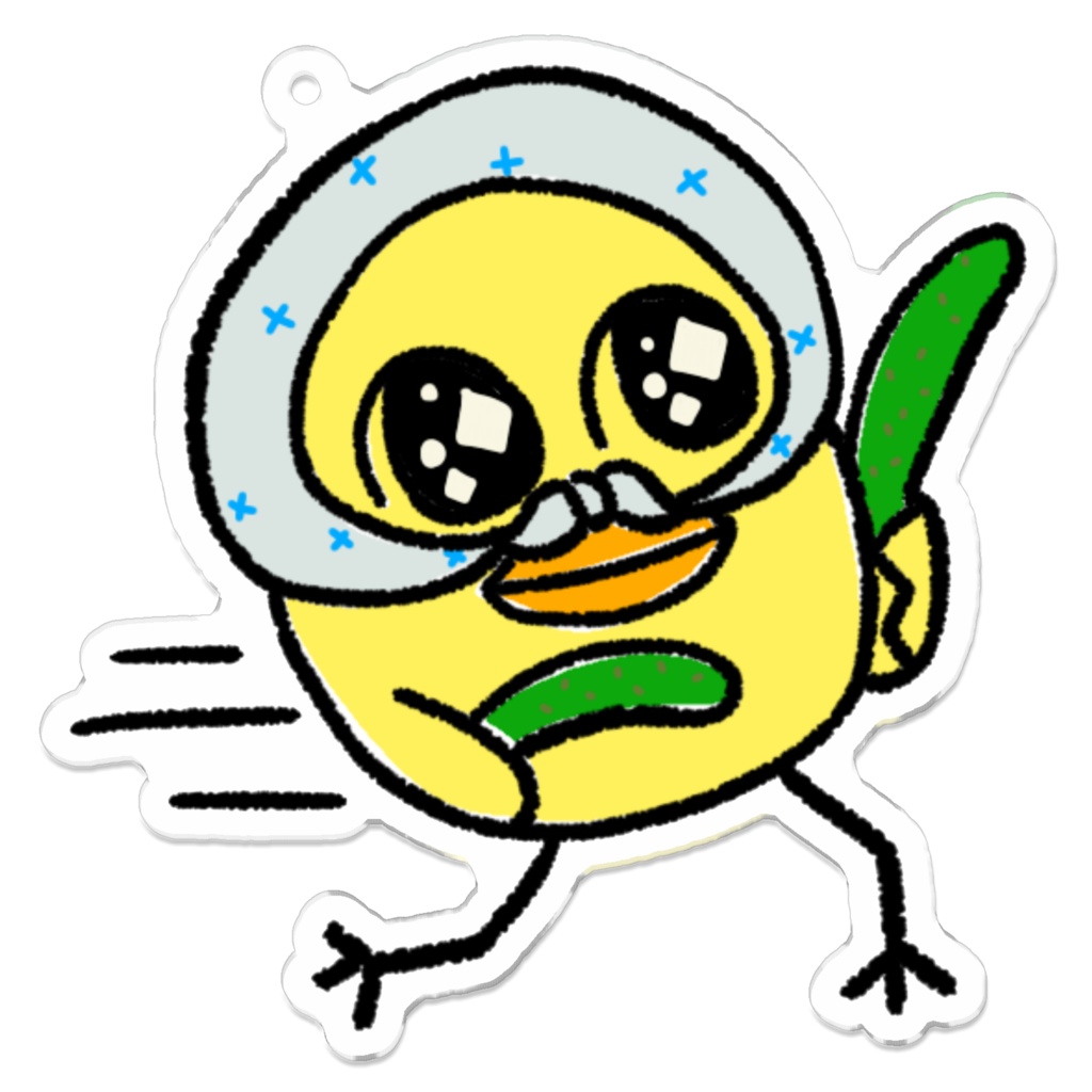 【アクキー】とんずら(きゅうり)