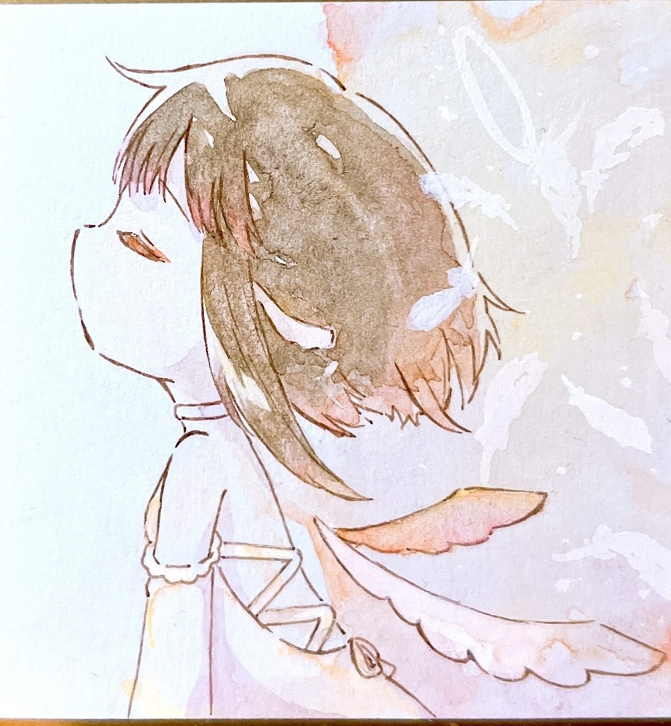 オリジナルキャラクター色紙