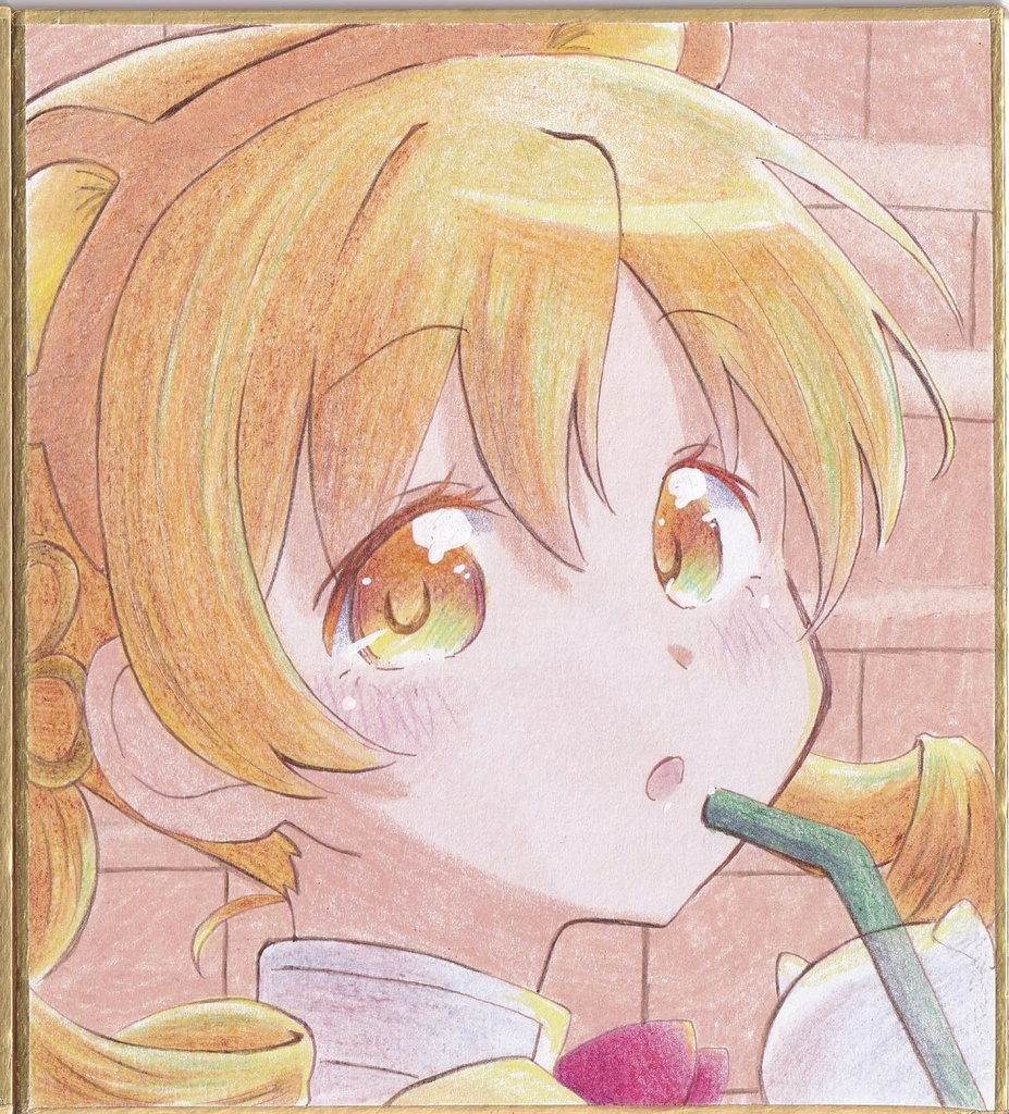 巴マミファンアート色紙