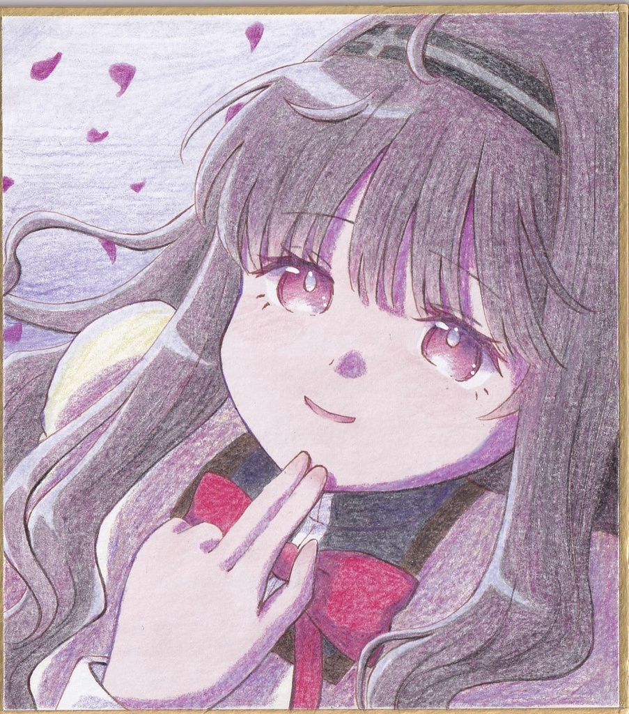 暁美ほむらファンアート色紙