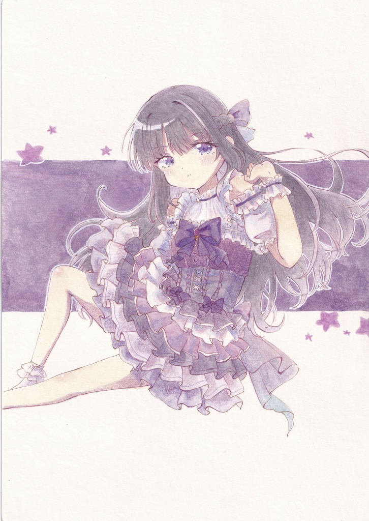 暁美ほむらファンアートポストカード