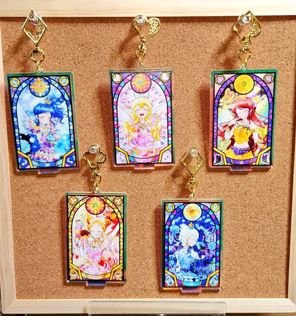 アイカツステンドグラス オーロラアクスタキーホルダー