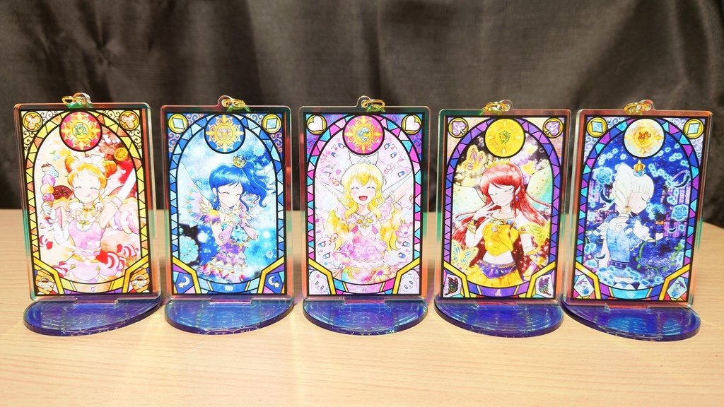 アイカツステンドグラス オーロラアクスタキーホルダー