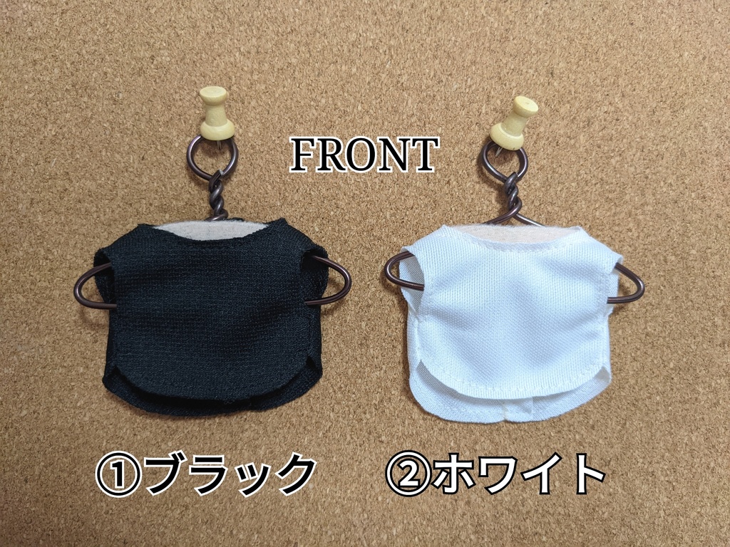 襟ぐりフェイクインナー①ブラック