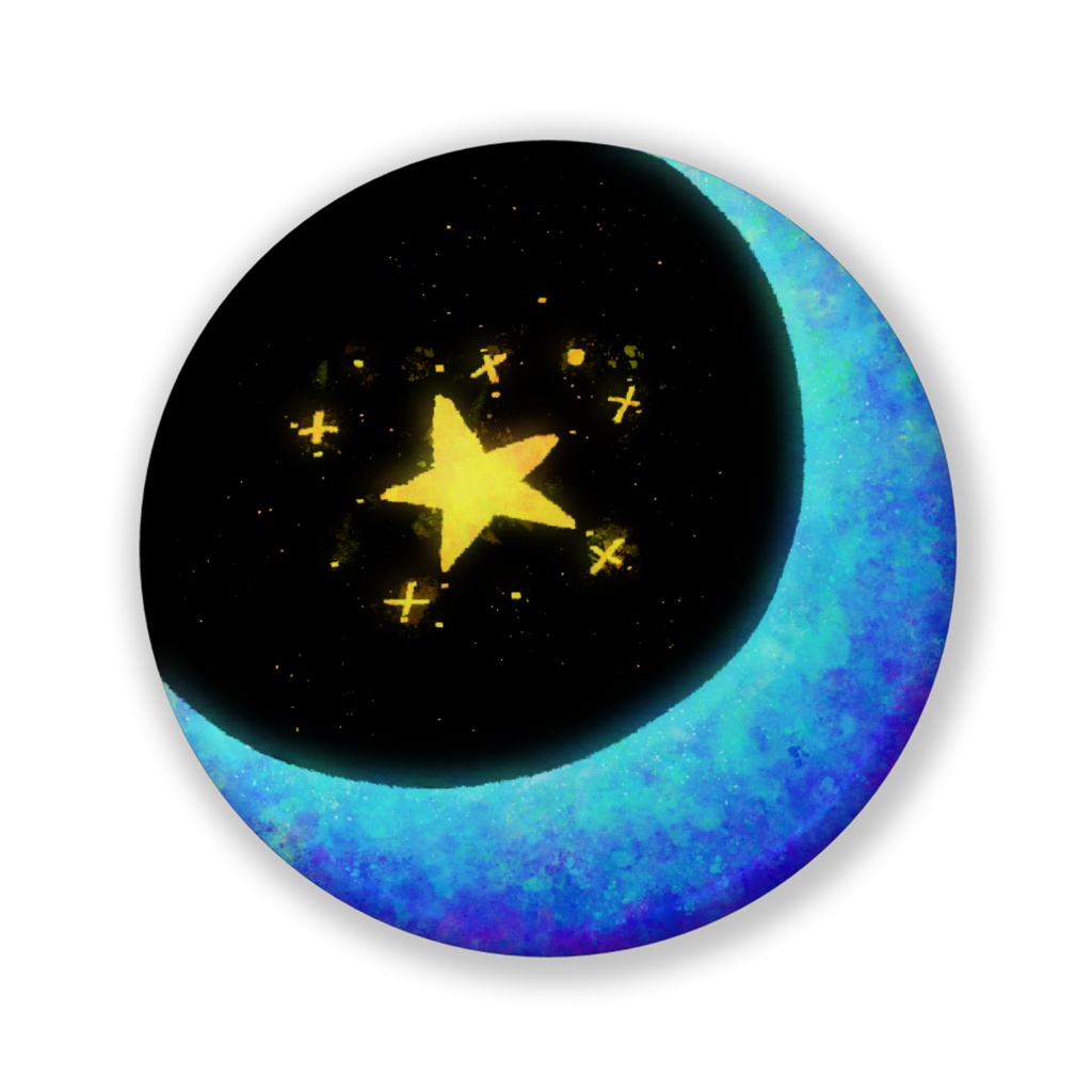 【缶バッジ】Blue moon