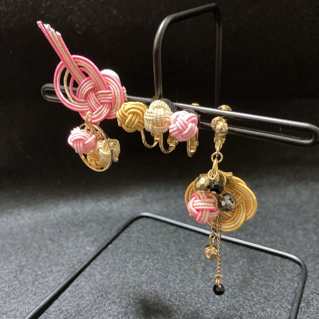 【おいコネV】水引ピアス・イヤリング ボルドルド隊