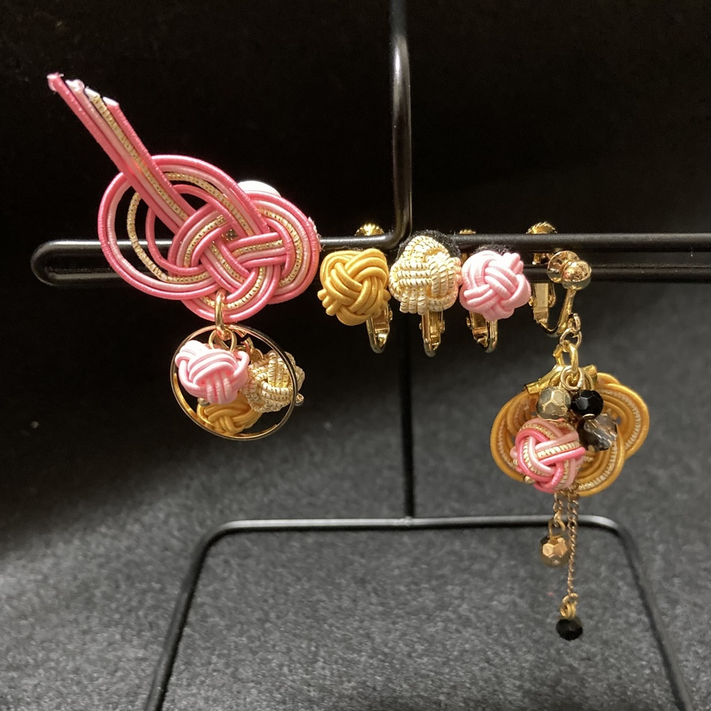 【おいコネV】水引ピアス・イヤリング ボルドルド隊