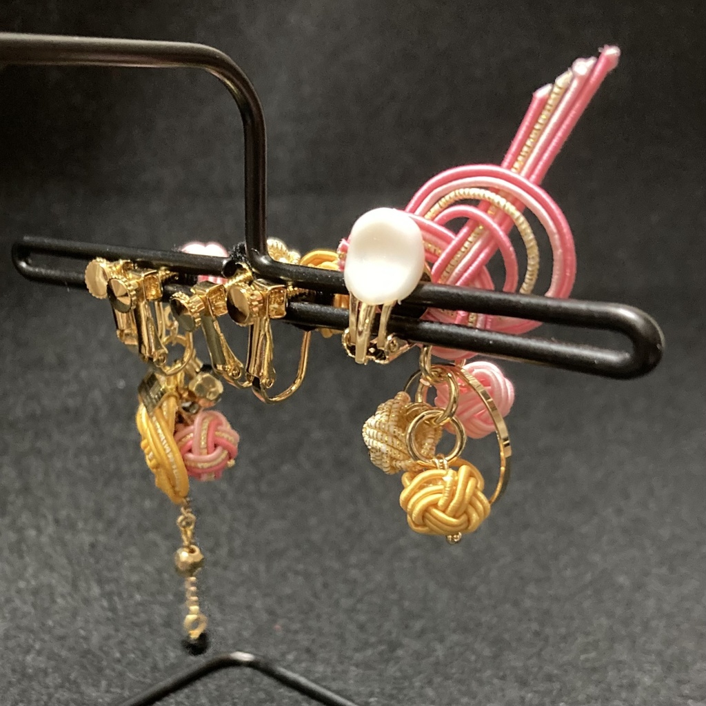 【おいコネV】水引ピアス・イヤリング ボルドルド隊