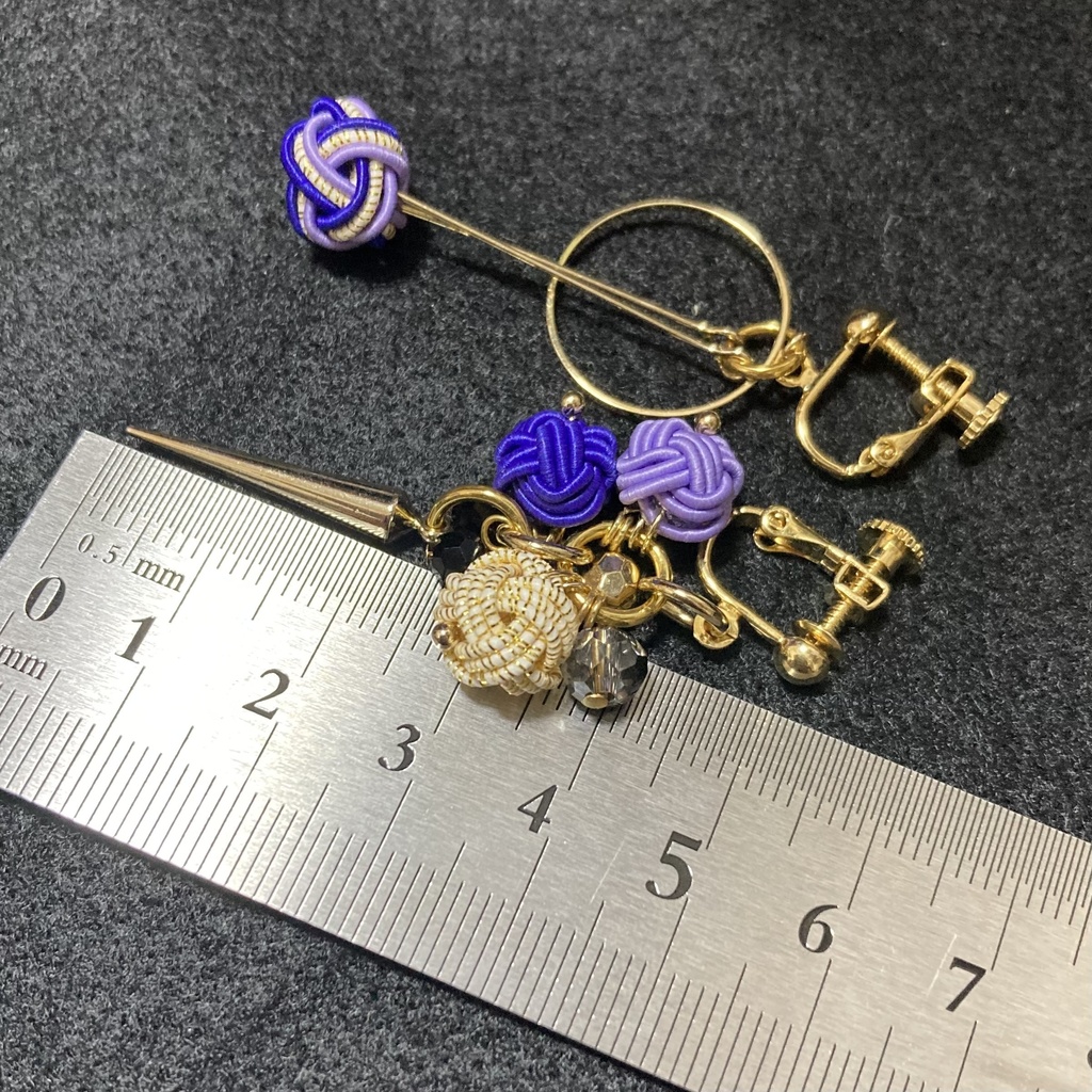 【おいコネV】水引ピアス・イヤリング ボルドルド隊