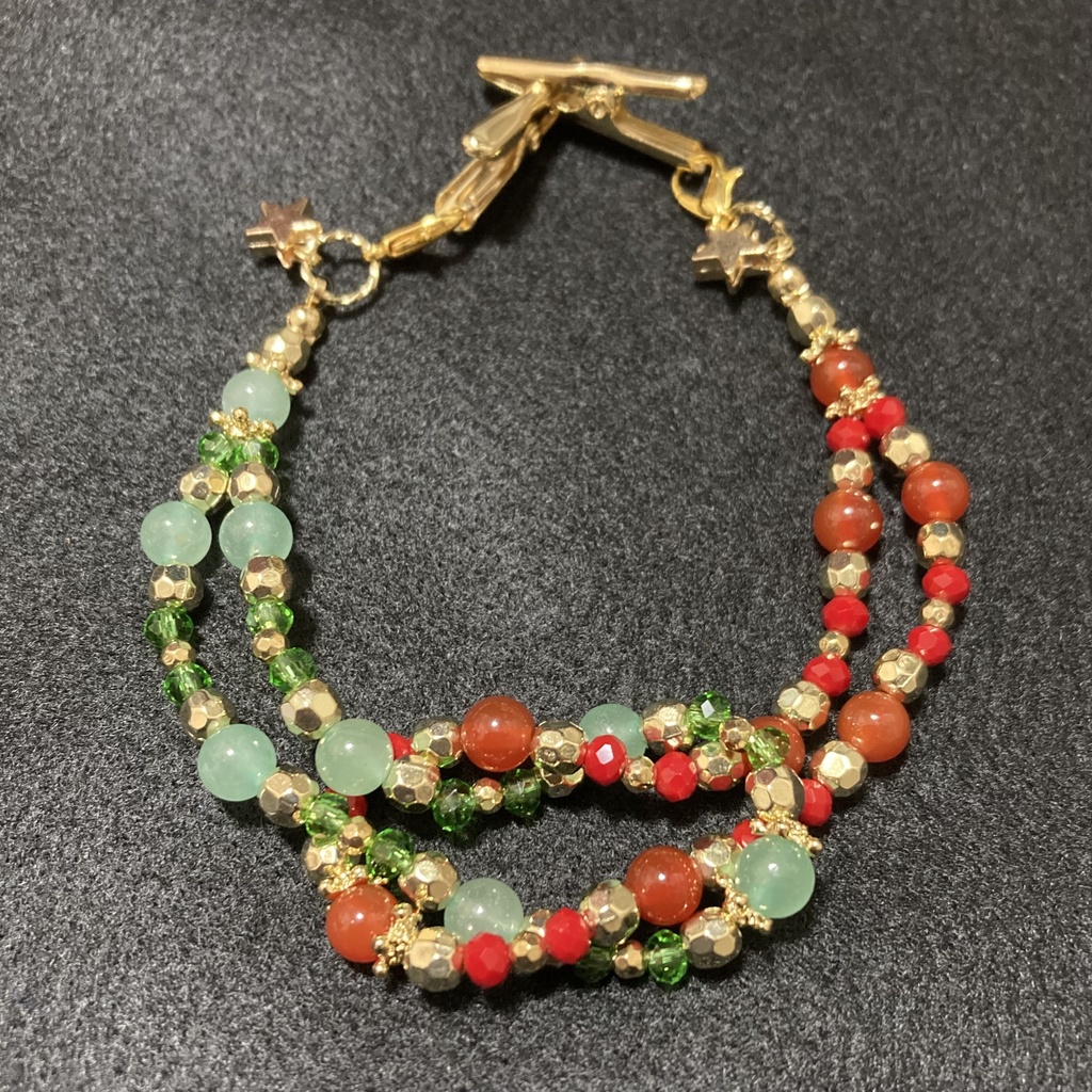 【おいコネV】ビーズ羽織紐 マリオ&ルイージ