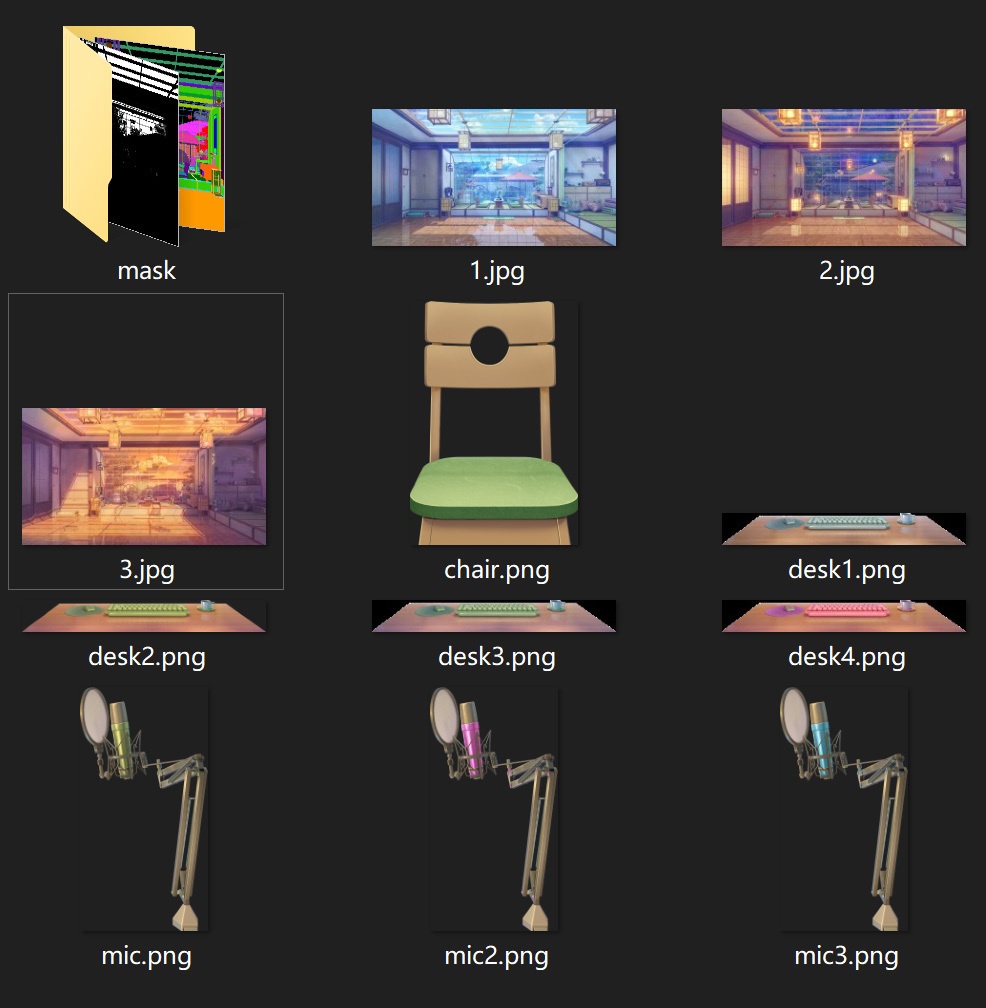 配信背景素材:和室【Vtuber向け】