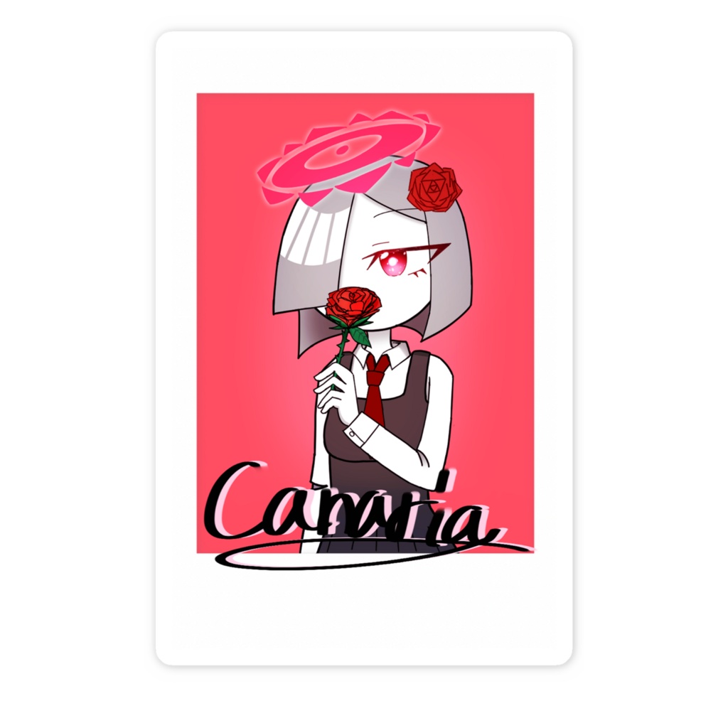 カナフレイア チェキ風スマホステッカー