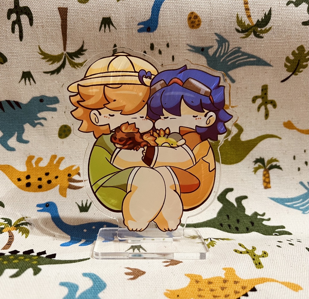 とっちとりゅうやのすやすやアクスタ(Cute Todd&Dino)