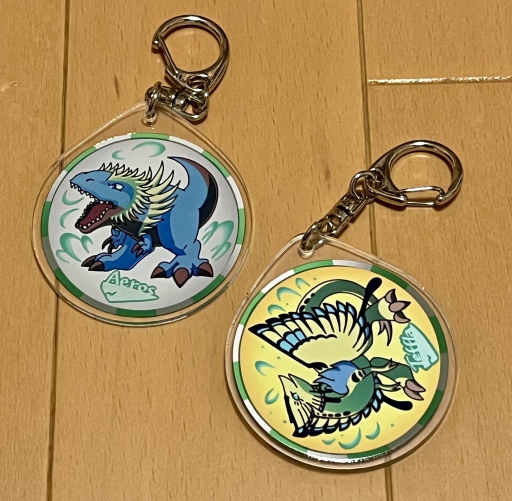 リバイバーチェンジメダルアクキー エアロン&テフラー(Aeros&Teffla)