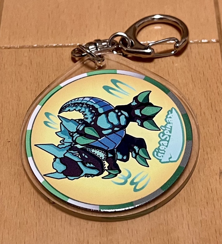 リバイバーチェンジメダルアクキー アルティス&ギガンティス(Spinax&Giga-Spinax)