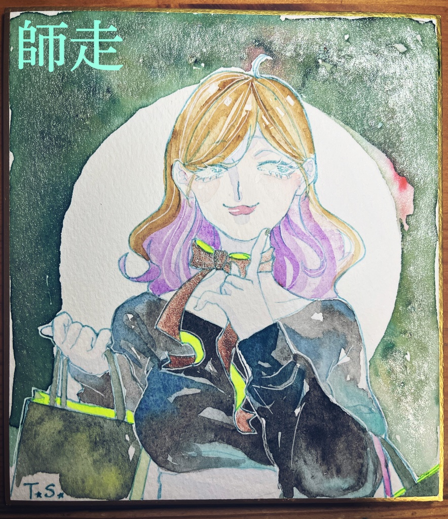 ドローイング✴︎ミニ色紙