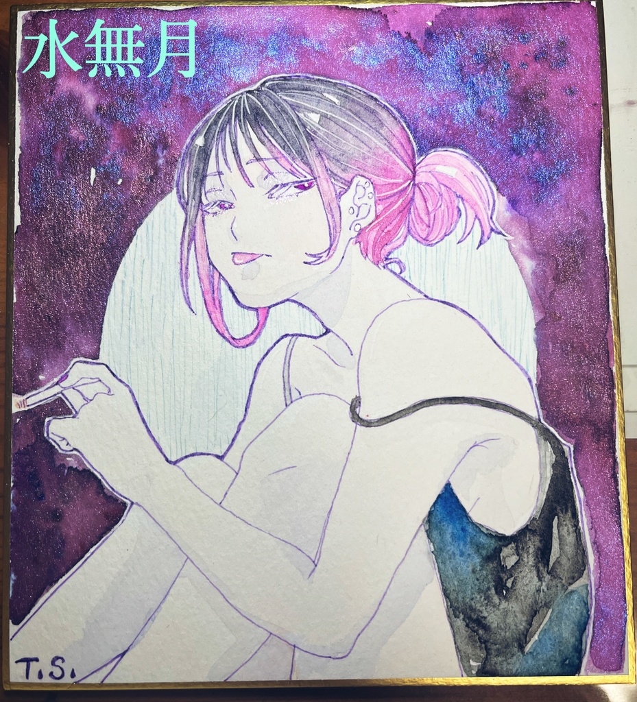 ドローイング✴︎ミニ色紙