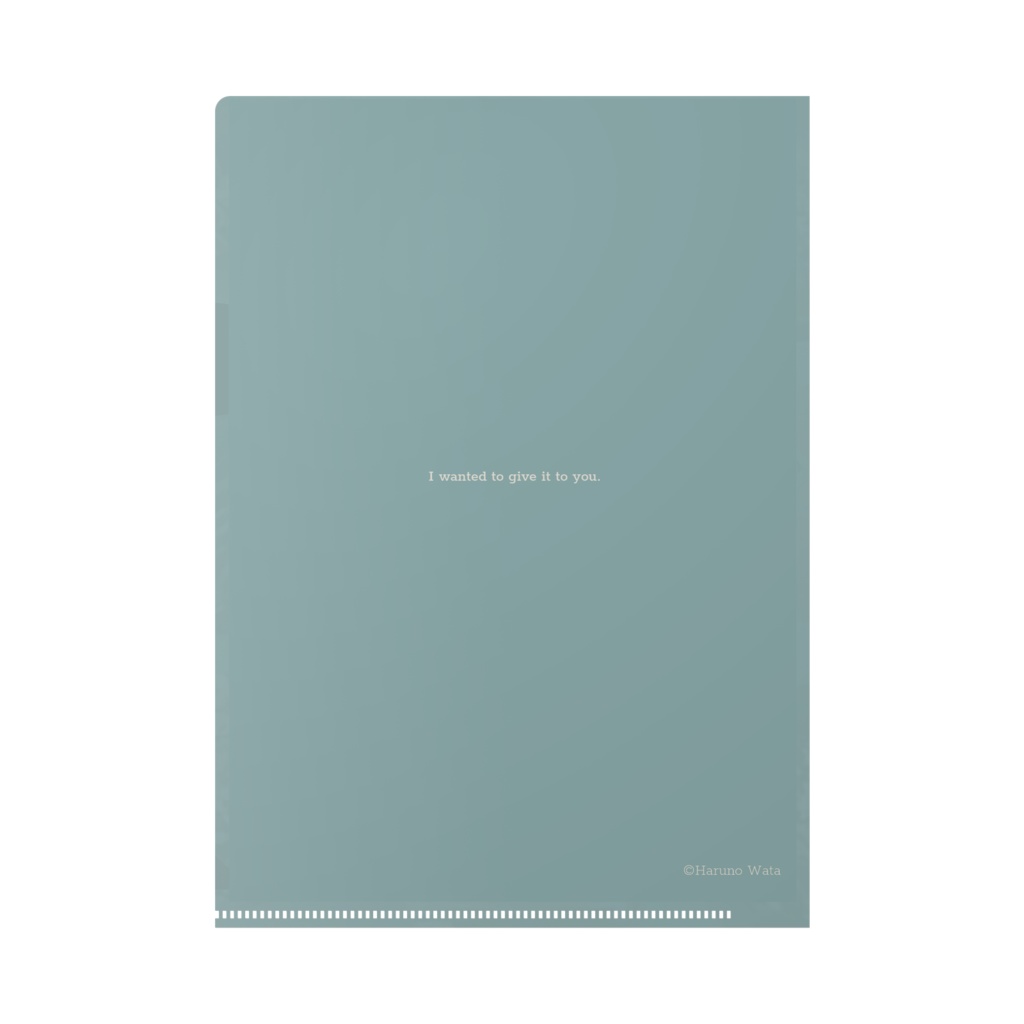 <賞味期限切れの恋>クリアファイル(Bitter)