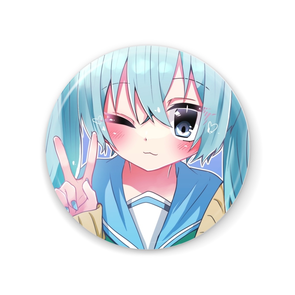 初音ミク 缶ミラー