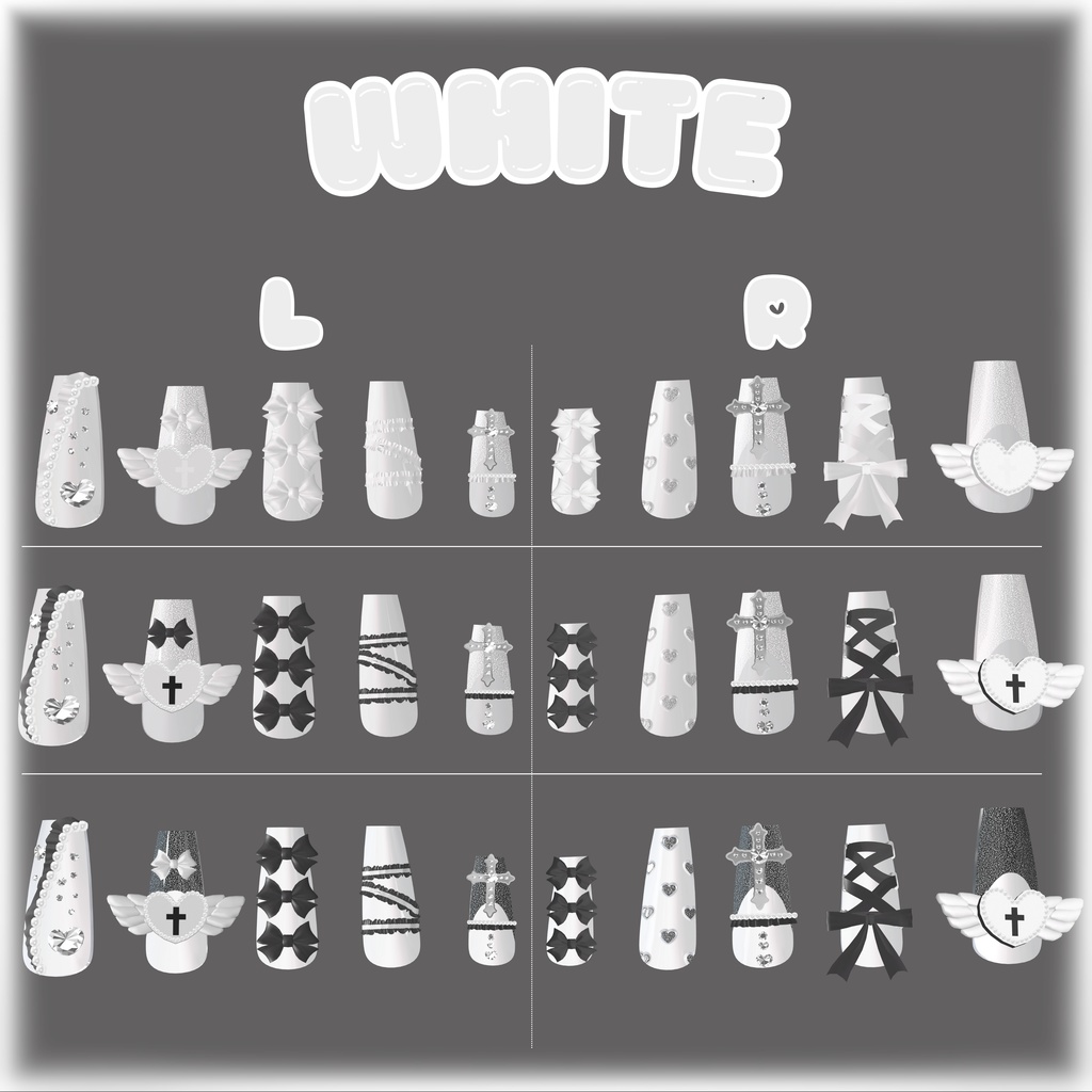 【6Avatar対応】推♡nail【MA対応】