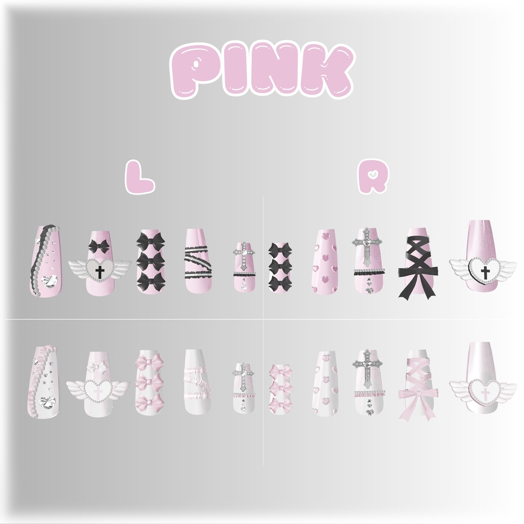 【6Avatar対応】推♡nail【MA対応】