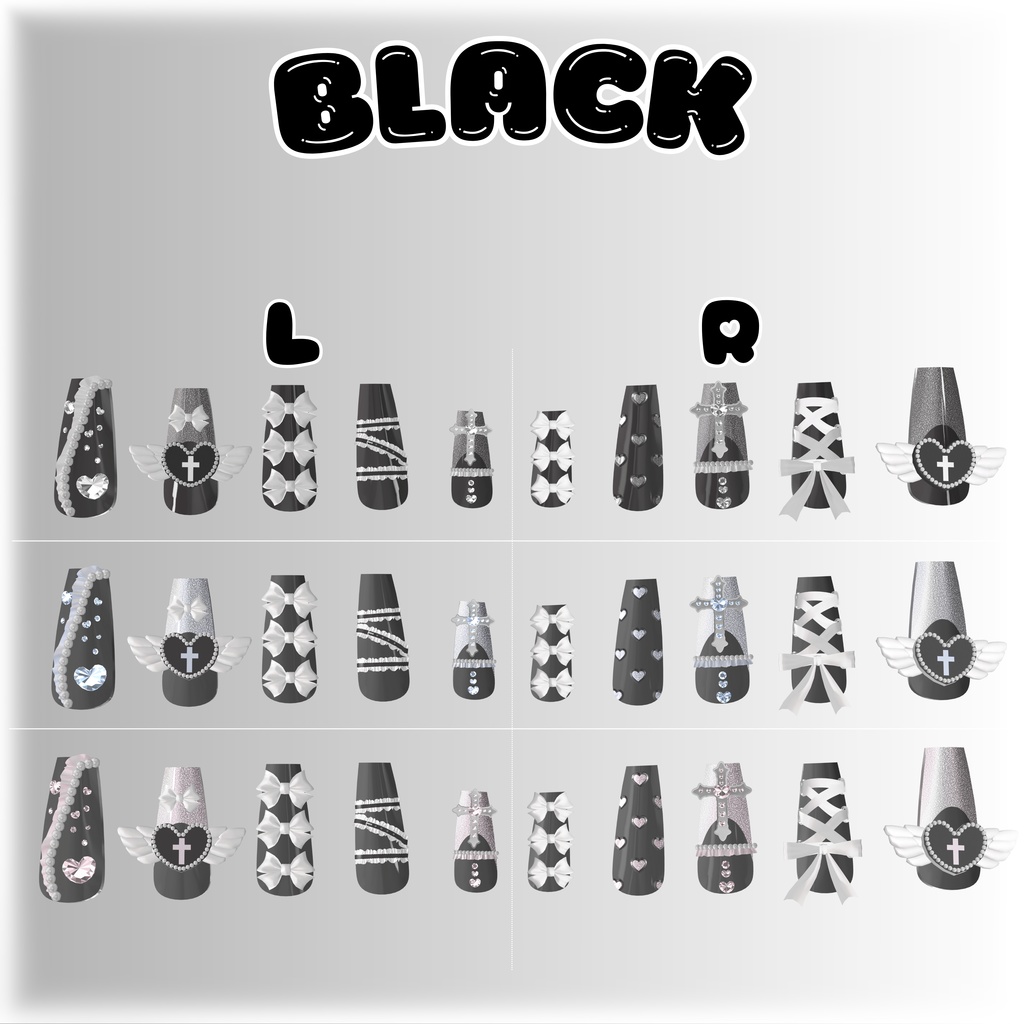 【6Avatar対応】推♡nail【MA対応】