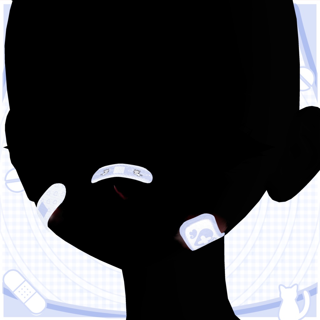 ♡Toxic cat♡Makeup+Eye tex+Bandage【7アバター対応】