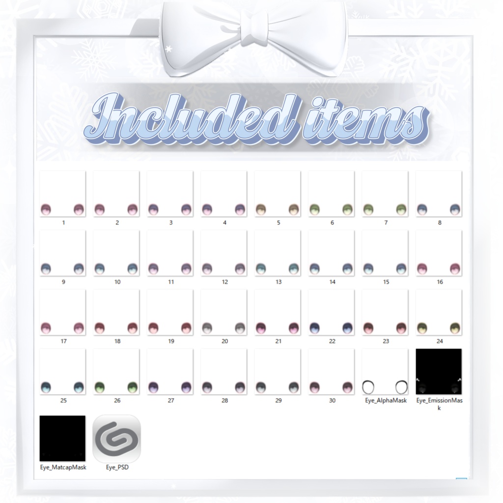 【SALE】MAKEUP&EYE Texture+Face acc【3アバター対応】