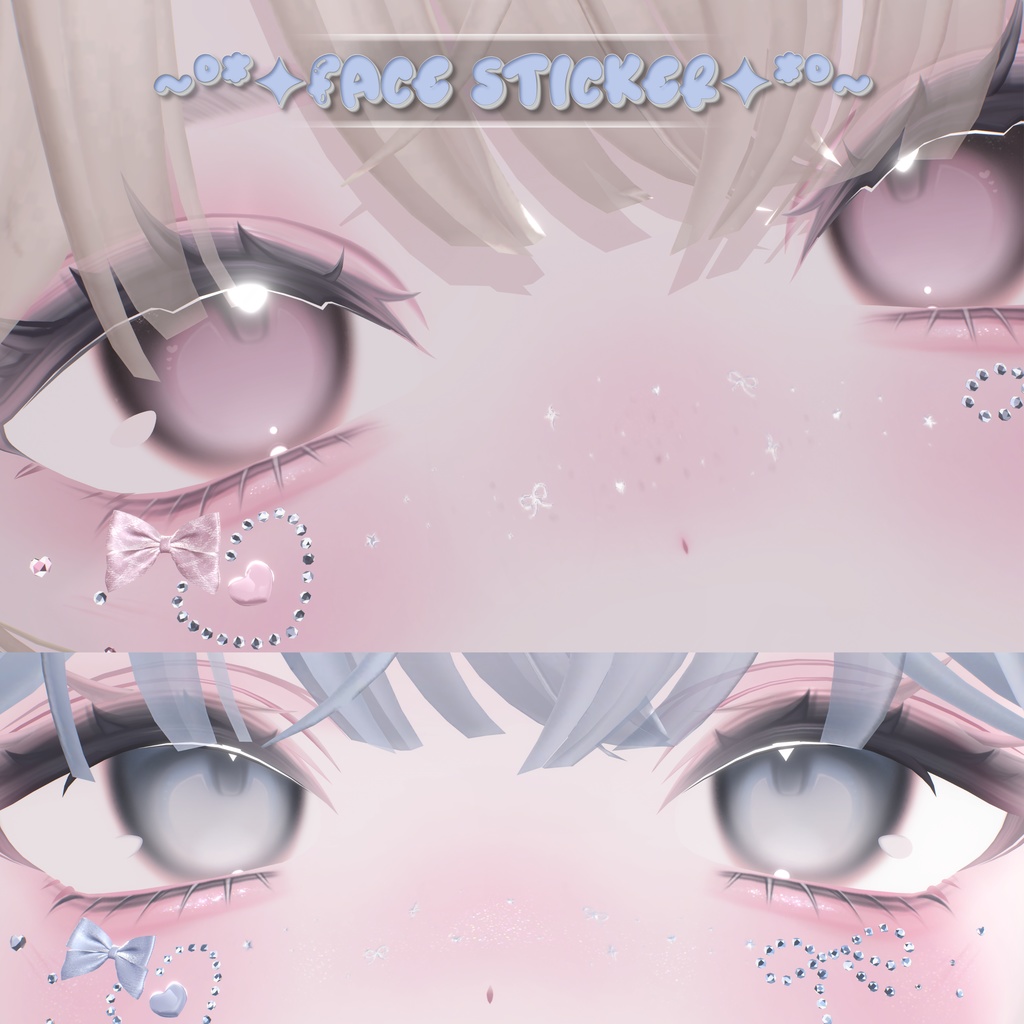 【SALE】MAKEUP&EYE Texture+Face acc【3アバター対応】
