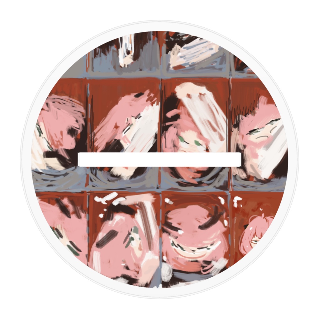 おうちでバター作り スタンド絵画