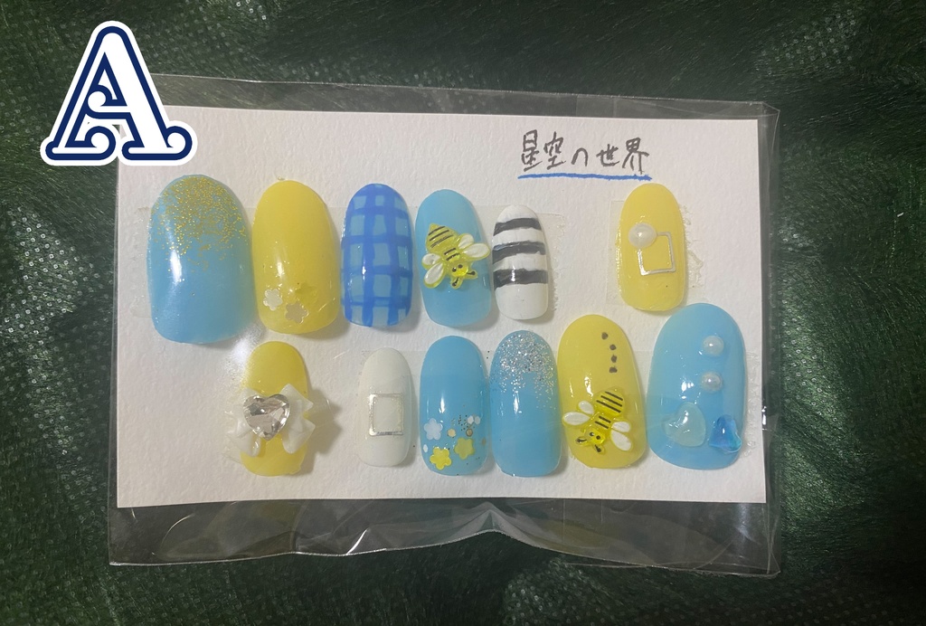 【にじさんじ】緋八マナ/イメージ/モチーフ/ポリッシュ【ネイルチップ】