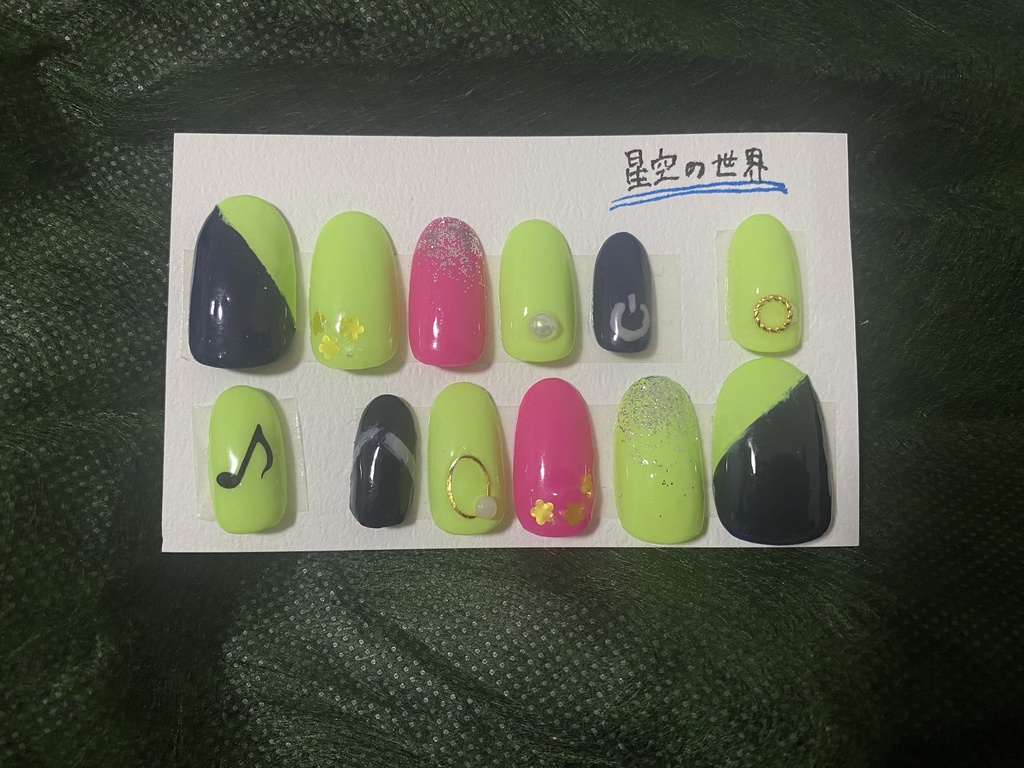 【オーダー】にじさんじ/イメージ/モチーフ/ジェル【ネイルチップ】