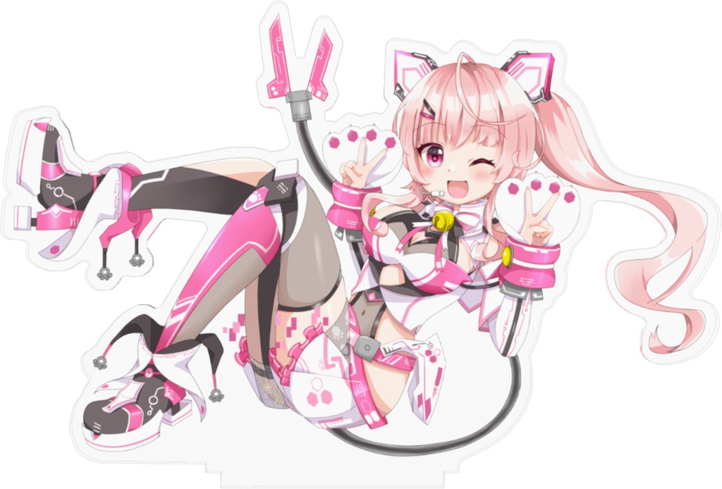 (公式)桃茂フェリス 誕生日記念グッズ アクリルフィギュア 等身