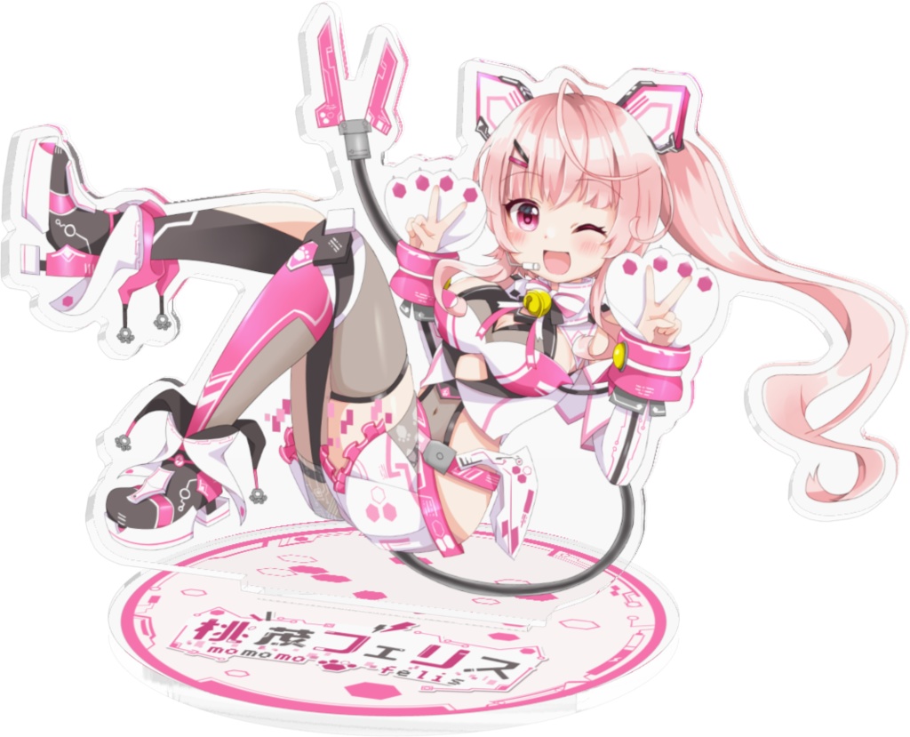(公式)桃茂フェリス 誕生日記念グッズ アクリルフィギュア 等身