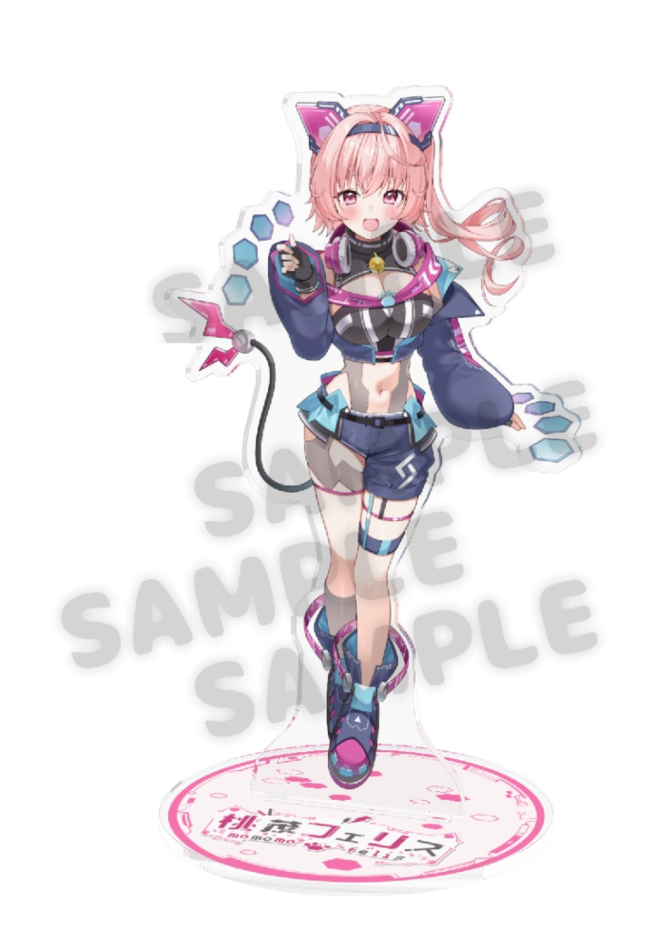 (公式)桃茂フェリス 4周年記念グッズ 新衣装アクリルフィギュア 等身