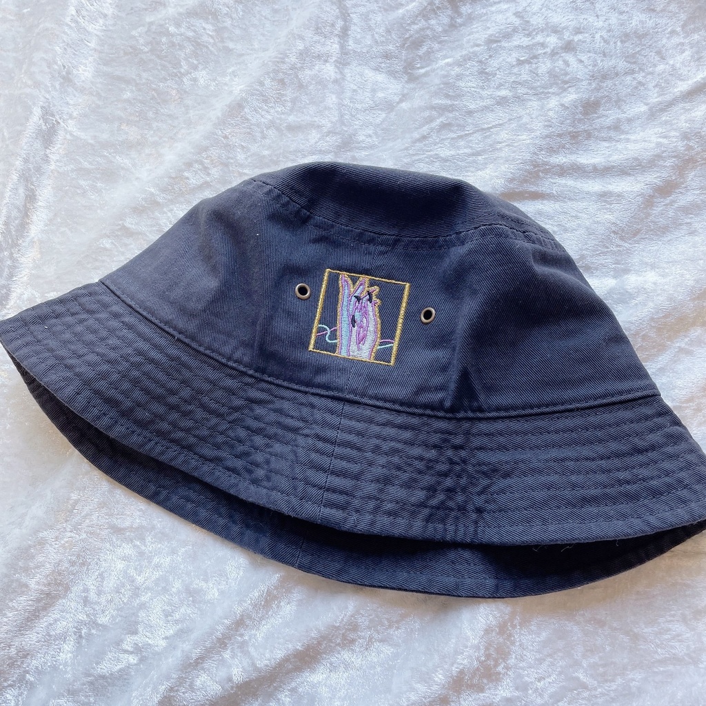 刺繍バケットハット