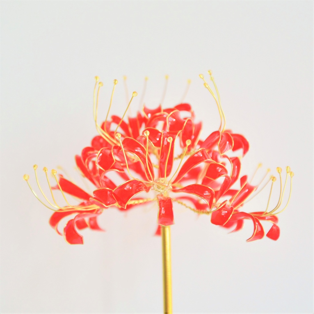 彼岸花の簪