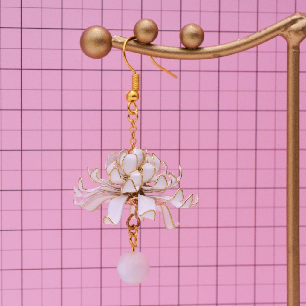白菊のピアス*イヤリング*