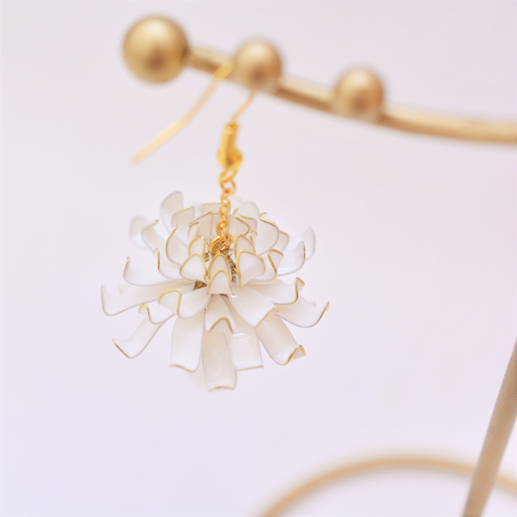 白菊のピアス*イヤリング*