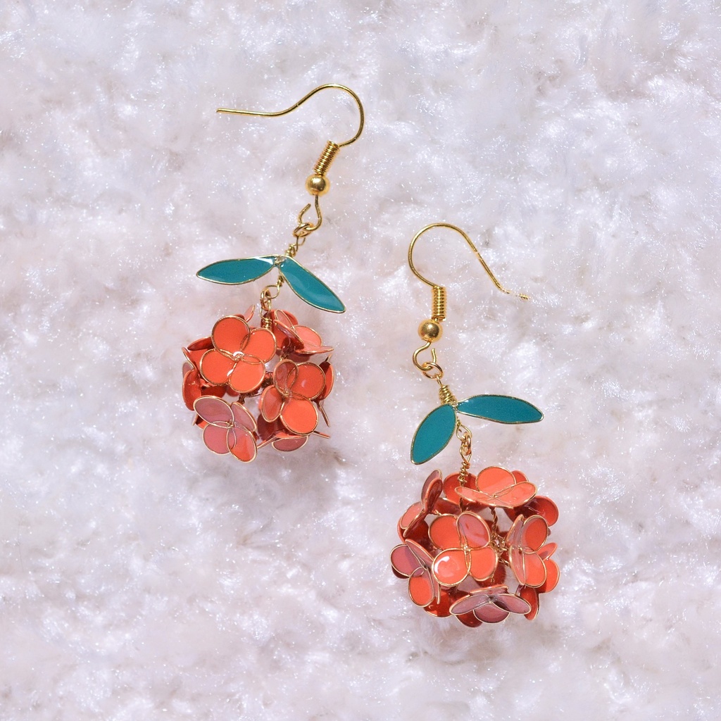 金木犀のころころピアス・イヤリング